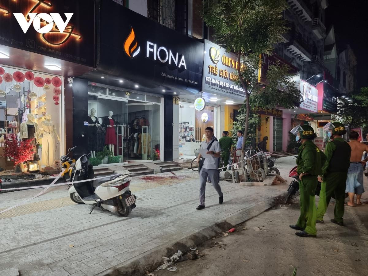 Hiện trường nơi xảy ra vụ án đặc biệt nghiêm trọng. Hiện trường nơi xảy ra vụ án đặc biệt nghiêm trọng.