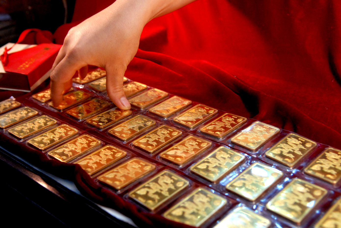 Giá vàng miếng SJC tăng 4 ngày liên tiếp.