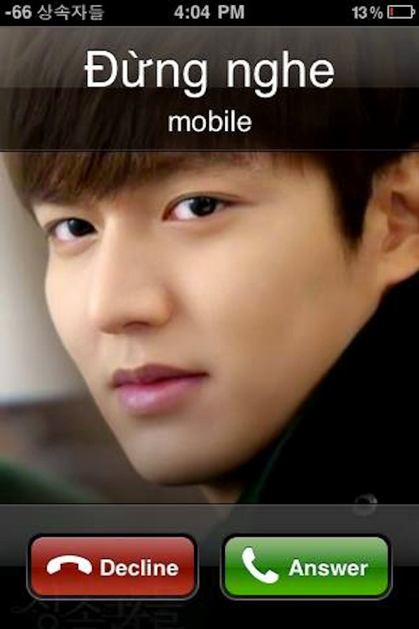 Nhiều bạn trẻ còn lưu tên anh chàng theo kiểu đặc biệt như thế này 