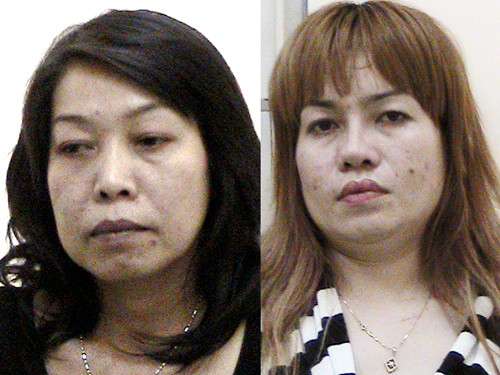 Nữ trùm ma túy Thu, Sương bị bắt tại cơ quan công an. Nữ trùm ma túy Thu, Sương bị bắt tại cơ quan công an