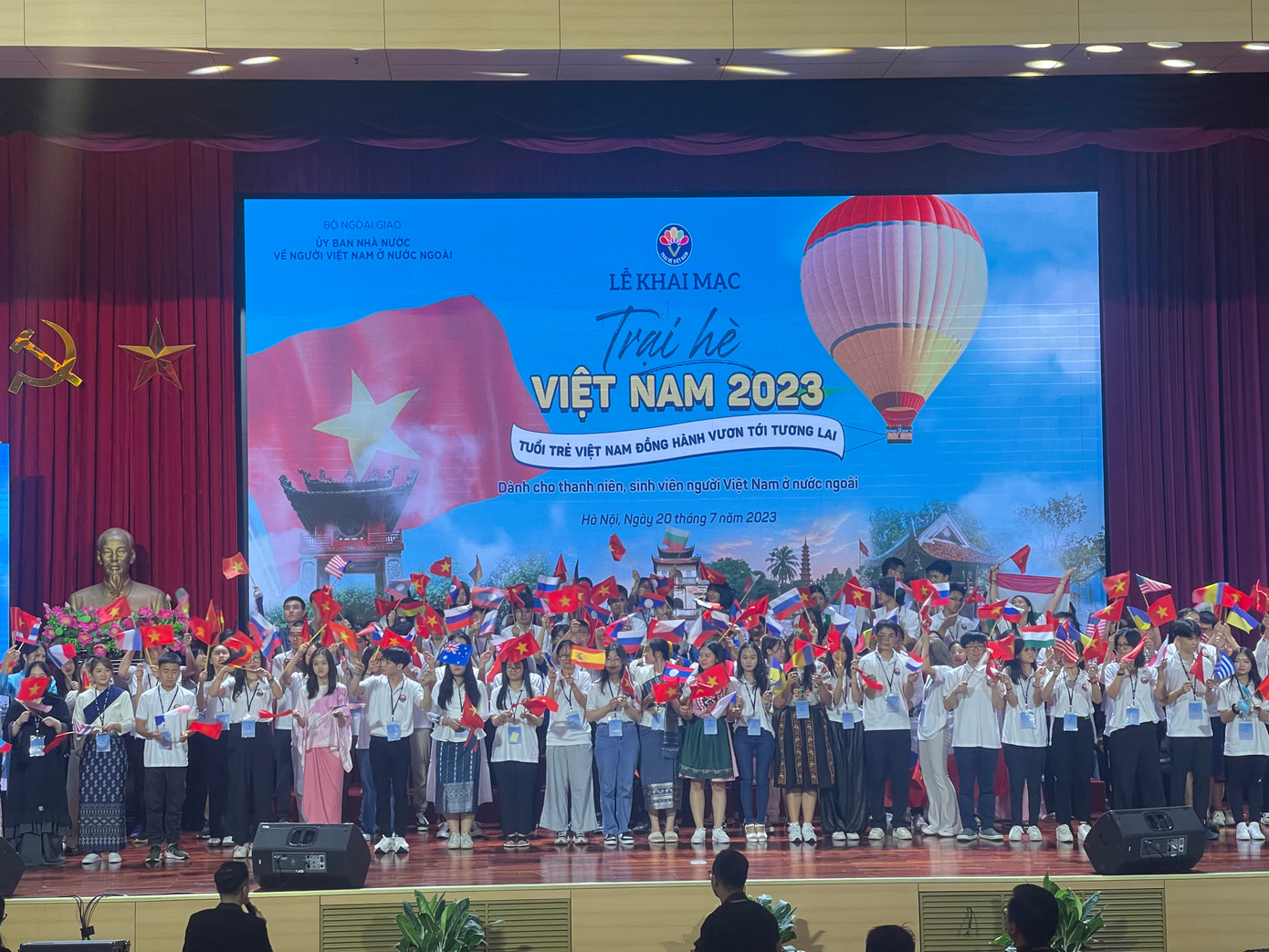 120 thanh niên, sinh viên Việt Nam từ 26 quốc gia tham dự Trại hè Việt Nam năm 2023.( Ảnh: L.A)