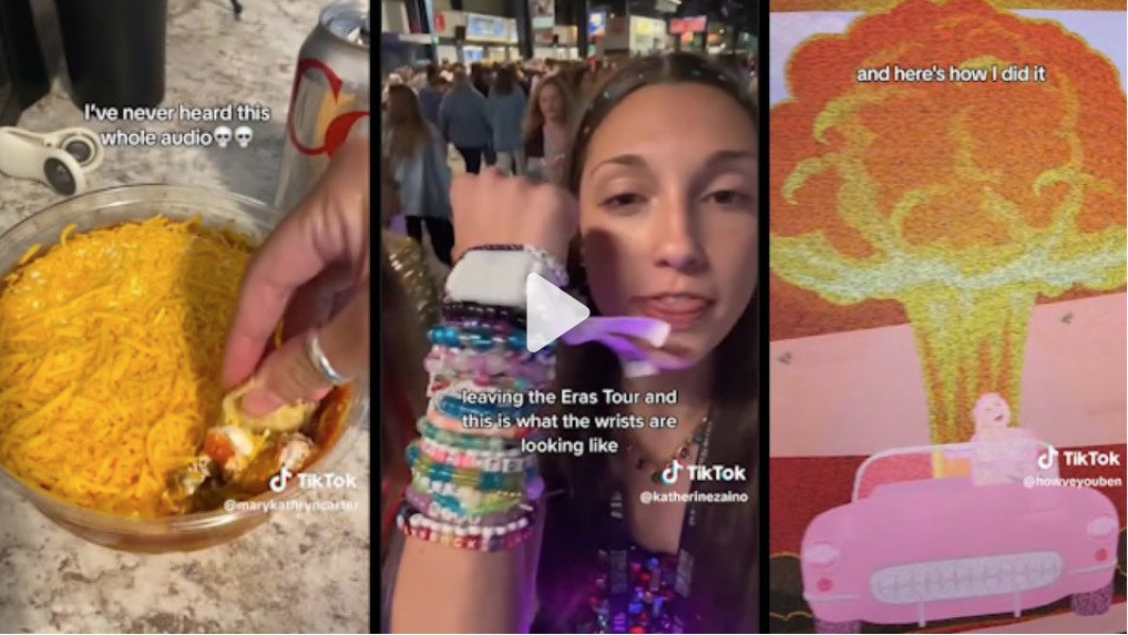 Các đoạn video trên TikTok