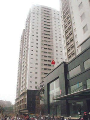 Chung cư dành cho người có thu nhập thấp CT1 Ngô Thì Nhậm. Ảnh: Ngọc Mai. Chung cư dành cho người có thu nhập thấp CT1 Ngô Thì Nhậm Ảnh: Ngọc Mai