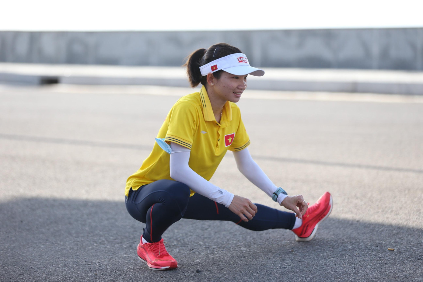 Tối 20/3/2022, nhà vô địch SEA Games Nguyễn Thị Oanh cùng nhóm VĐV của Bắc Giang và một số tuyển thủ đang tập luyện tại Trung tâm Huấn luyện Thể thao Quốc gia 1 Nhổn đã có mặt tại Côn Đảo (Bà Rịa - Vũng Tàu) để chuẩn bị cho Giải Vô địch Quốc gia Marathon và cự ly dài báo Tiền Phong lần thứ 63 (Tiền Phong Marathon 2022).