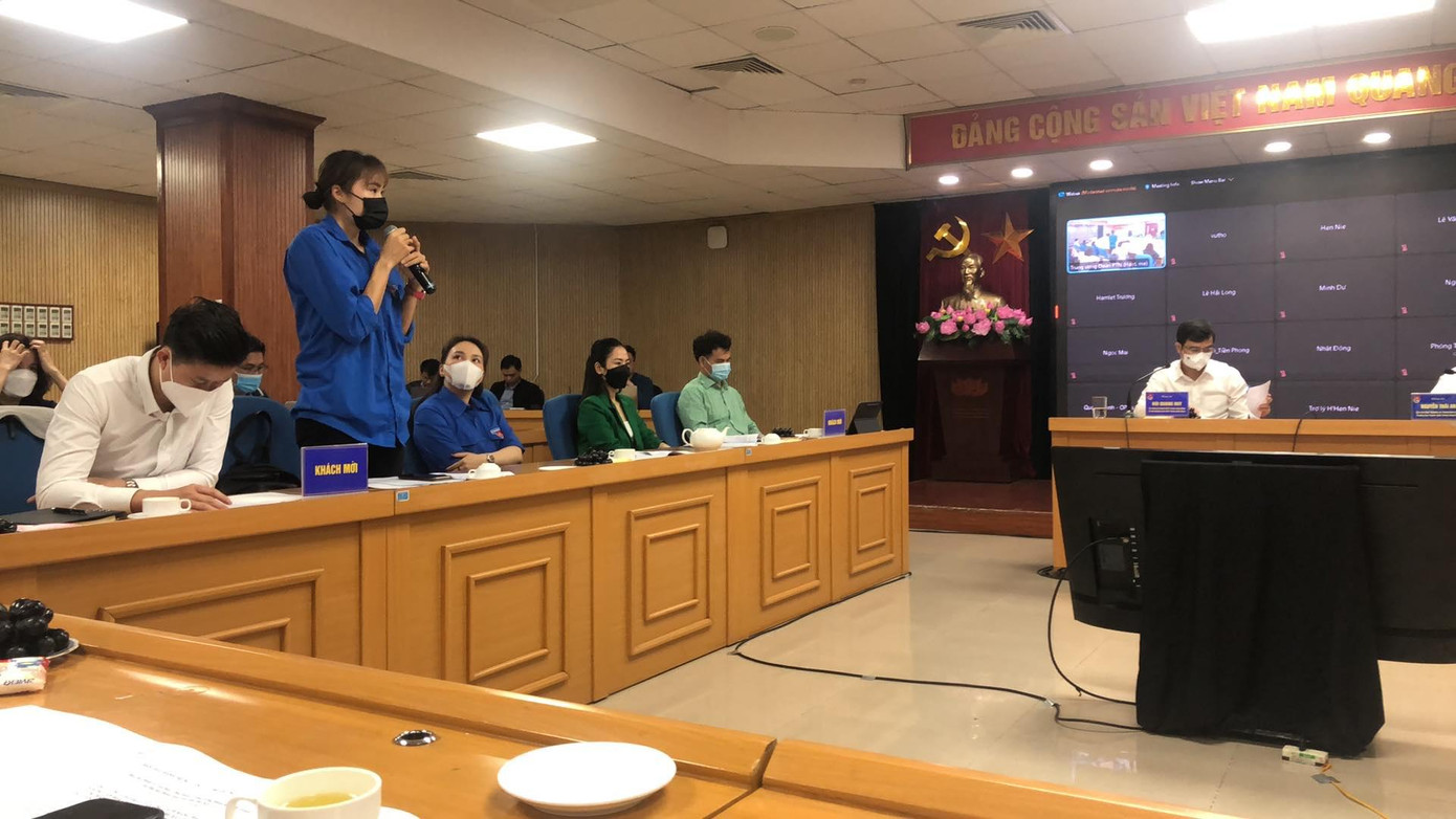 VĐV Quách Thị Lan phát biểu tại Hội nghị