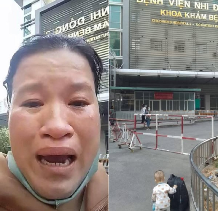 Hình ảnh cháu bé đáng thương trong nội dung livestream đã khiến nhiều người thương xót chuyển tiền hỗ trợ