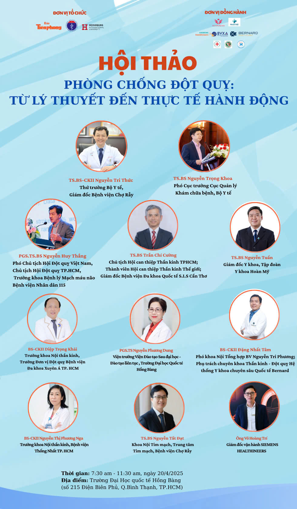 Đây là sự kiện quy tụ các chuyên gia đầu ngành trong lĩnh vực đột quỵ tim mạch trên cả nước. Đây là sự kiện quy tụ các chuyên gia đầu ngành trong lĩnh vực đột quỵ tim mạch trên cả nước.