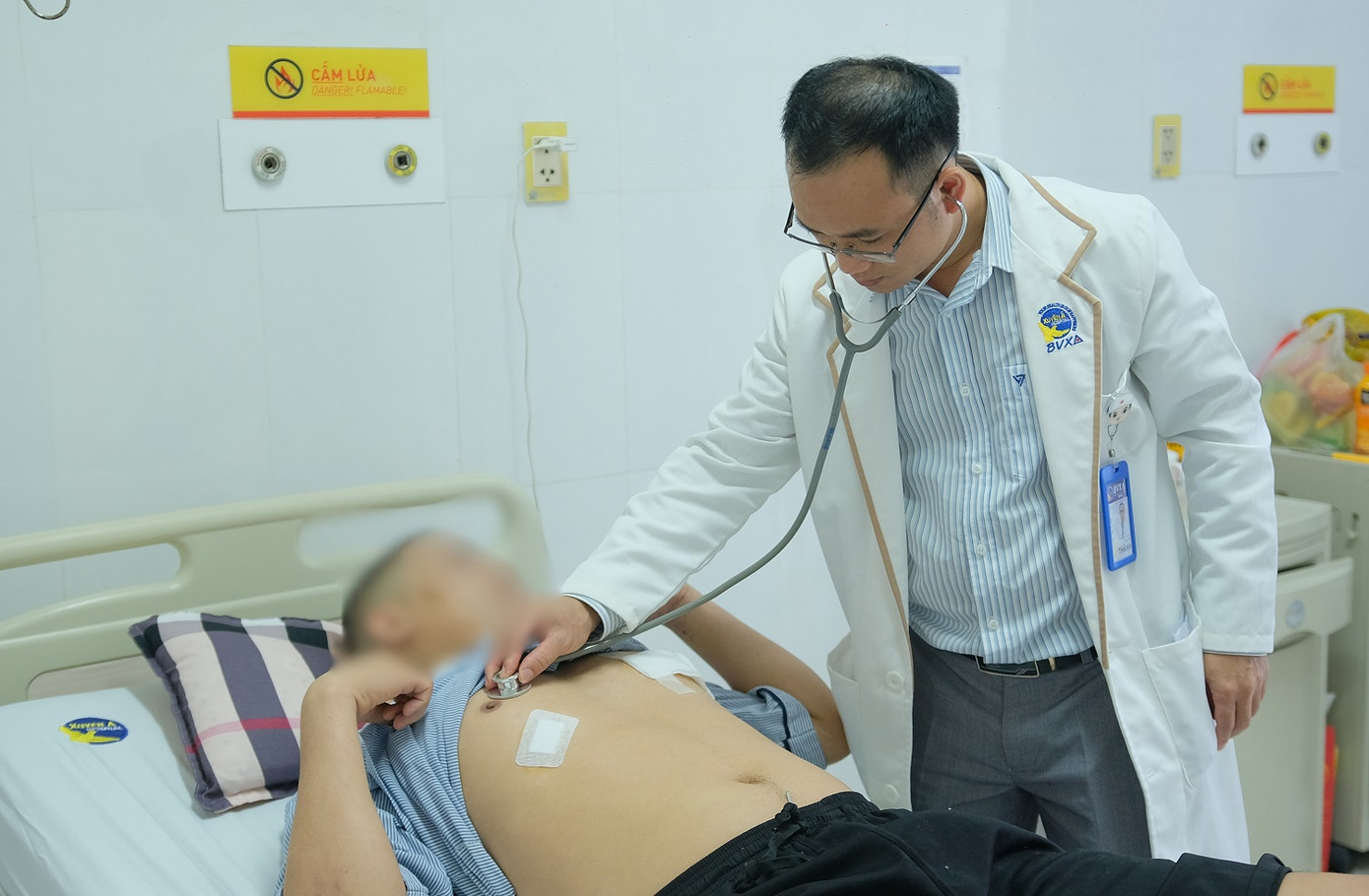 Sau phẫu thuật sức khỏe của người bệnh đã bình phục tốt Sau phẫu thuật sức khỏe của người bệnh đã bình phục tốt