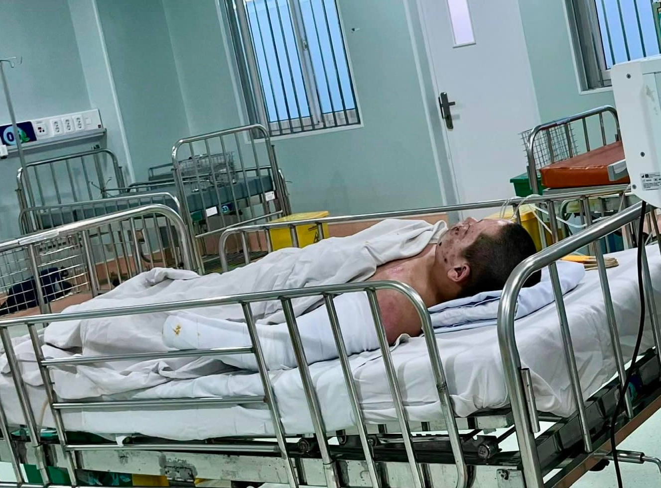 Bệnh nhi K. đang được theo dõi, điều trị tại Bệnh viện Nhi Đồng 1