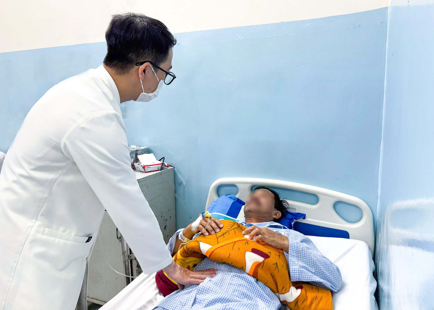 Sau can thiệp, sức khỏe của người bệnh đã bình phục tốt Sau can thiệp, sức khỏe của người bệnh đã bình phục tốt