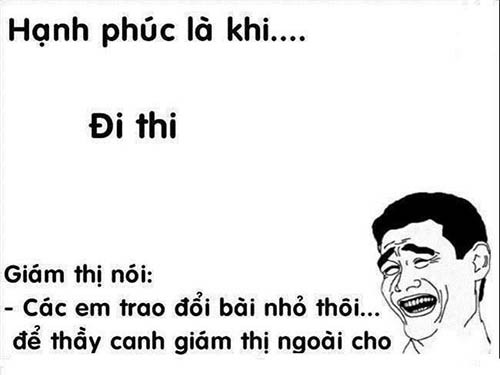Hạnh phúc khi đi thi. Hạnh phúc khi đi thi