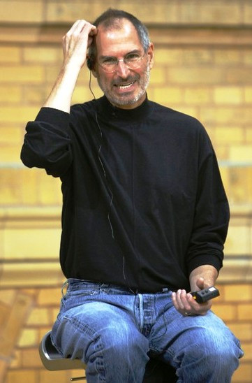 Ông Steve Jobs tại một buổi giao lưu. Ảnh: Reuters