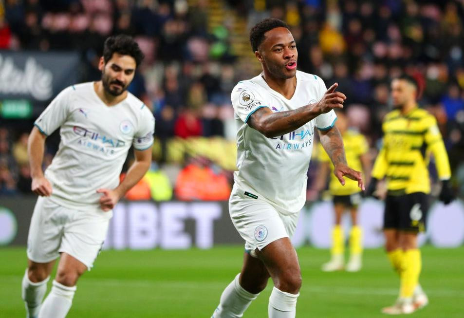 Man City sớm mở tỷ số ở phút thứ 4 nhờ công của Raheem Sterling Man City sớm mở tỷ số ở phút thứ 4 nhờ công của Raheem Sterling