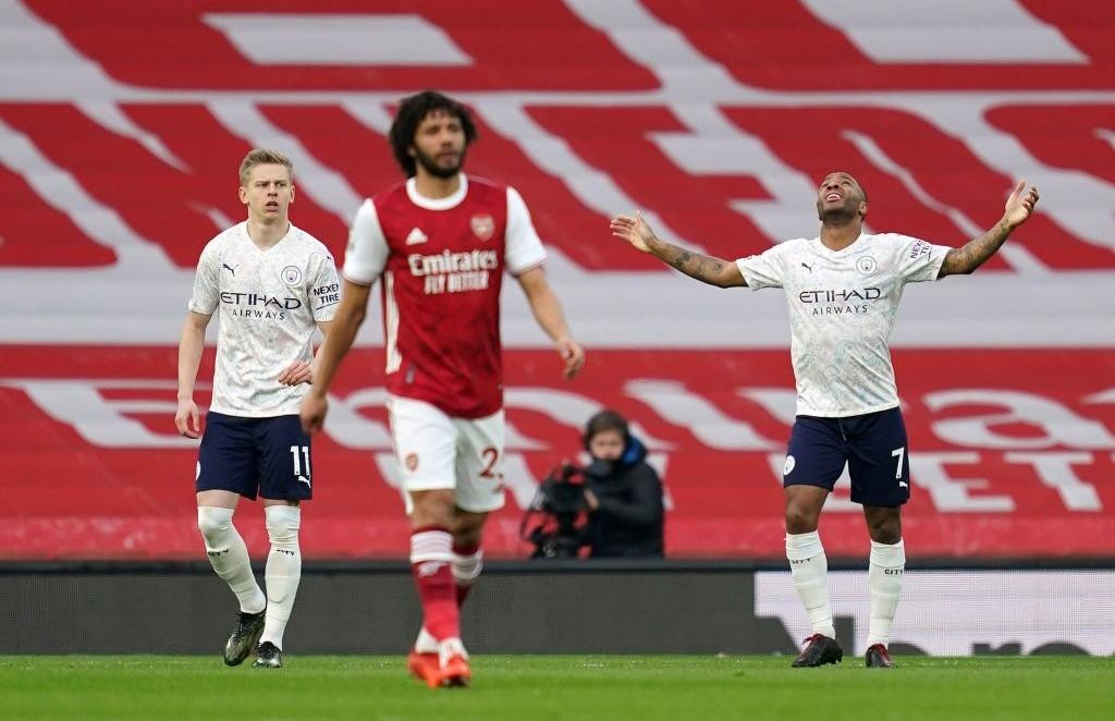 Arsenal đã để thua Man City trong cả 8 màn đụng độ gần nhất ở Ngoại hạng Anh
