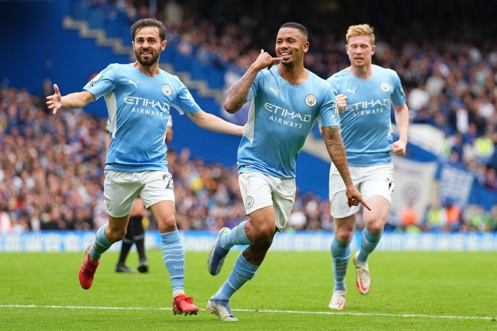 Gabriel Jesus ghi bàn mở tỉ số cho Man City ở đầu hiệp 2 Gabriel Jesus ghi bàn mở tỉ số cho Man City ở đầu hiệp 2