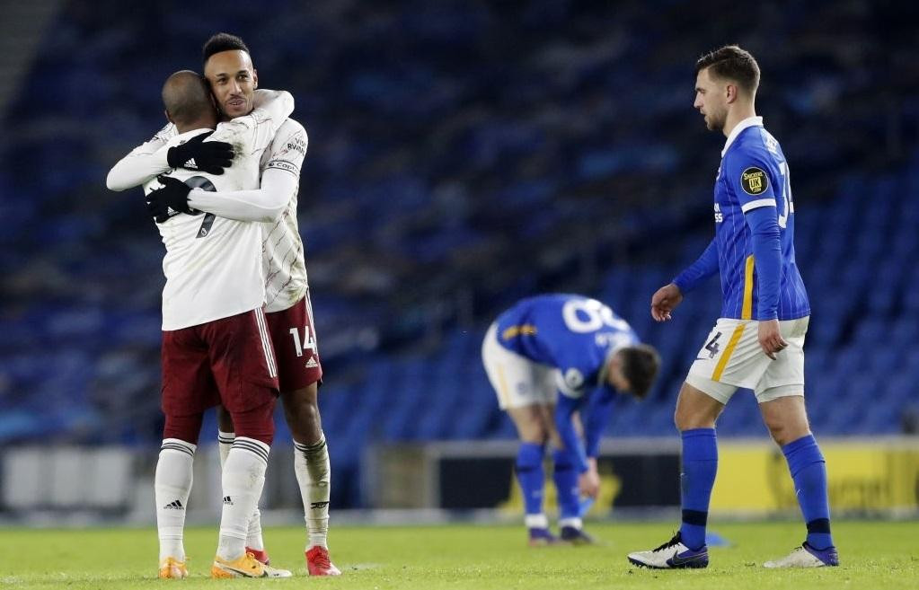 Arsenal từng thắng Brighton trong cả 2 màn đụng độ ở mùa giải trước