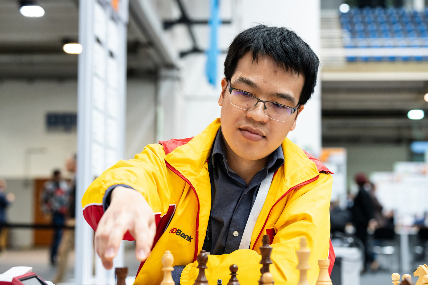 Lê Quang Liêm tỏa sáng ở Olympiad 2024 Lê Quang Liêm tỏa sáng ở Olympiad 2024