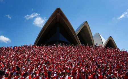 Hình ảnh thú vị về cuộc chạy đua của các ông già Noel trên thế giới ảnh 4