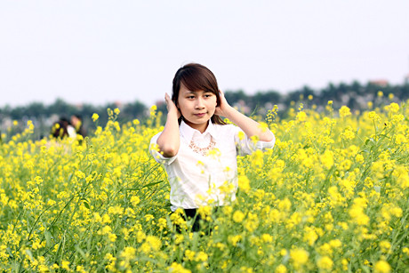 Giới trẻ say đắm sắc vàng hoa cải ảnh 6