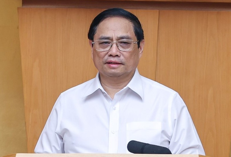 Thủ tướng Phạm Minh Chính phát biểu khai mạc phiên họp Chính phủ chuyên đề về xây dựng pháp luật. Ảnh: Nhật Bắc Thủ tướng Phạm Minh Chính phát biểu khai mạc phiên họp Chính phủ chuyên đề về xây dựng pháp luật. Ảnh: Nhật Bắc