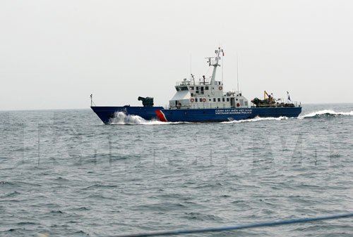 Lực lượng Cảnh sát Biển tuần tra, kiểm soát trên vùng lãnh hải nước ta thuộc Vịnh Bắc Bộ