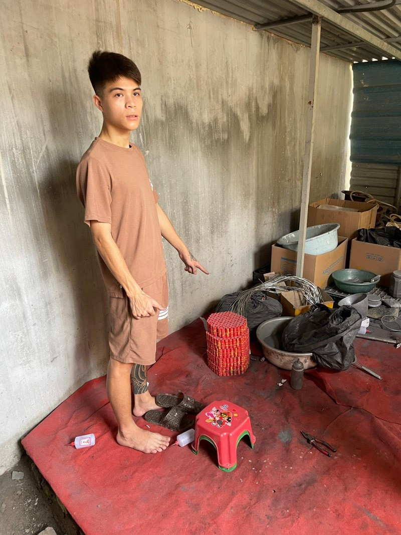 Hai đối tượng trong vụ án.