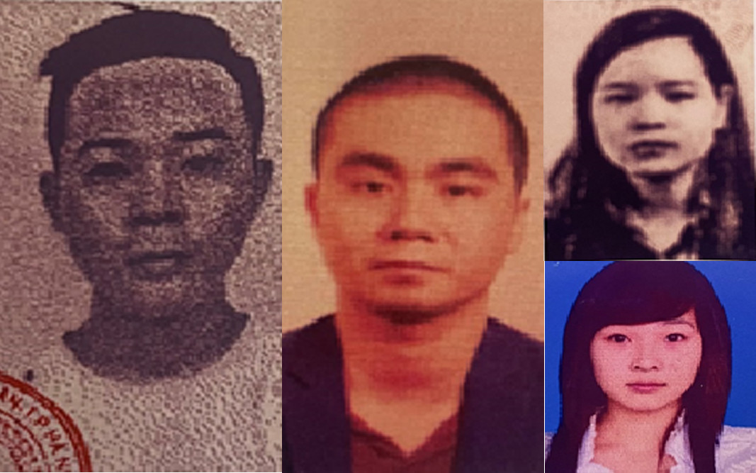 Các đối tượng bị cơ quan công an truy tìm. Ảnh CACC