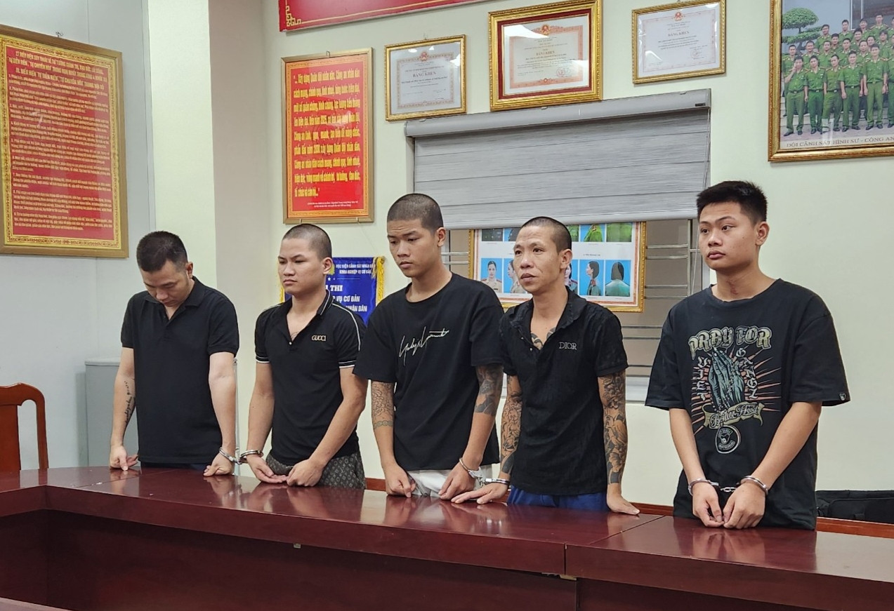 Các đối tượng trong vụ án. Ảnh T.V