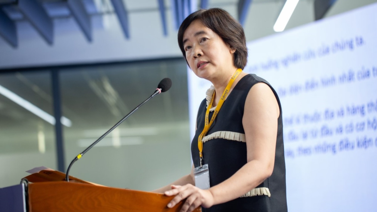 Hồi tháng 9/2022, truyền thông trong nước đã đưa tin bà Đàm Bích Thủy - Chủ tịch Trường đại học Fulbright Việt Nam - sẽ từ nhiệm vị trí này vào mùa hè năm 2023 (ảnh: Fulbright). Hồi tháng 9/2022, truyền thông trong nước đã đưa tin bà Đàm Bích Thủy - Chủ tịch Trường đại học Fulbright Việt Nam - sẽ từ nhiệm vị trí này vào mùa hè năm 2023 (ảnh: Fulbright).