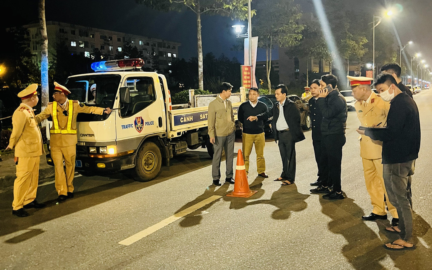 Hiện trường vụ việc.