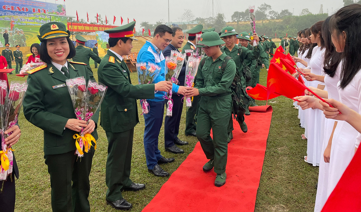 Huyện Trấn Yên có 175 thanh niên trúng tuyển nghĩa vụ quân sự và nghĩa vụ công an trong năm 2023.