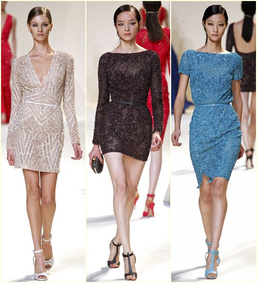 Cổ điển, thanh lịch mà vẫn quyến rũ, chiếc váy bút chì đã được Elie Saab thổi vào sức sống mới với những chi tiết trang trí cuốn hút