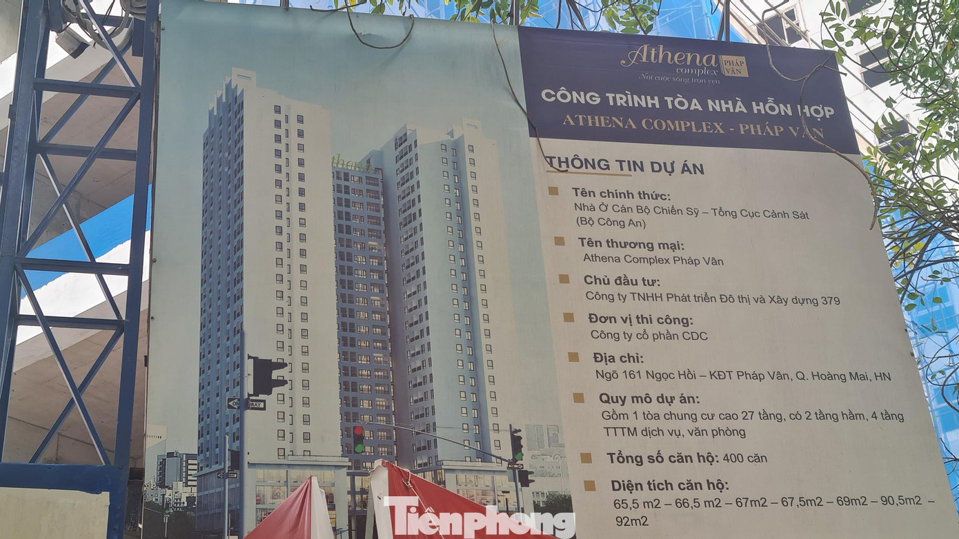 Bảng thông tin dự án Athena Complex Pháp Vân.