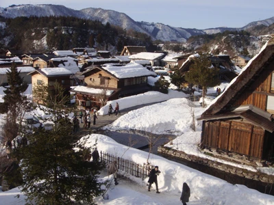 Môt góc làng cổ Shirakawago