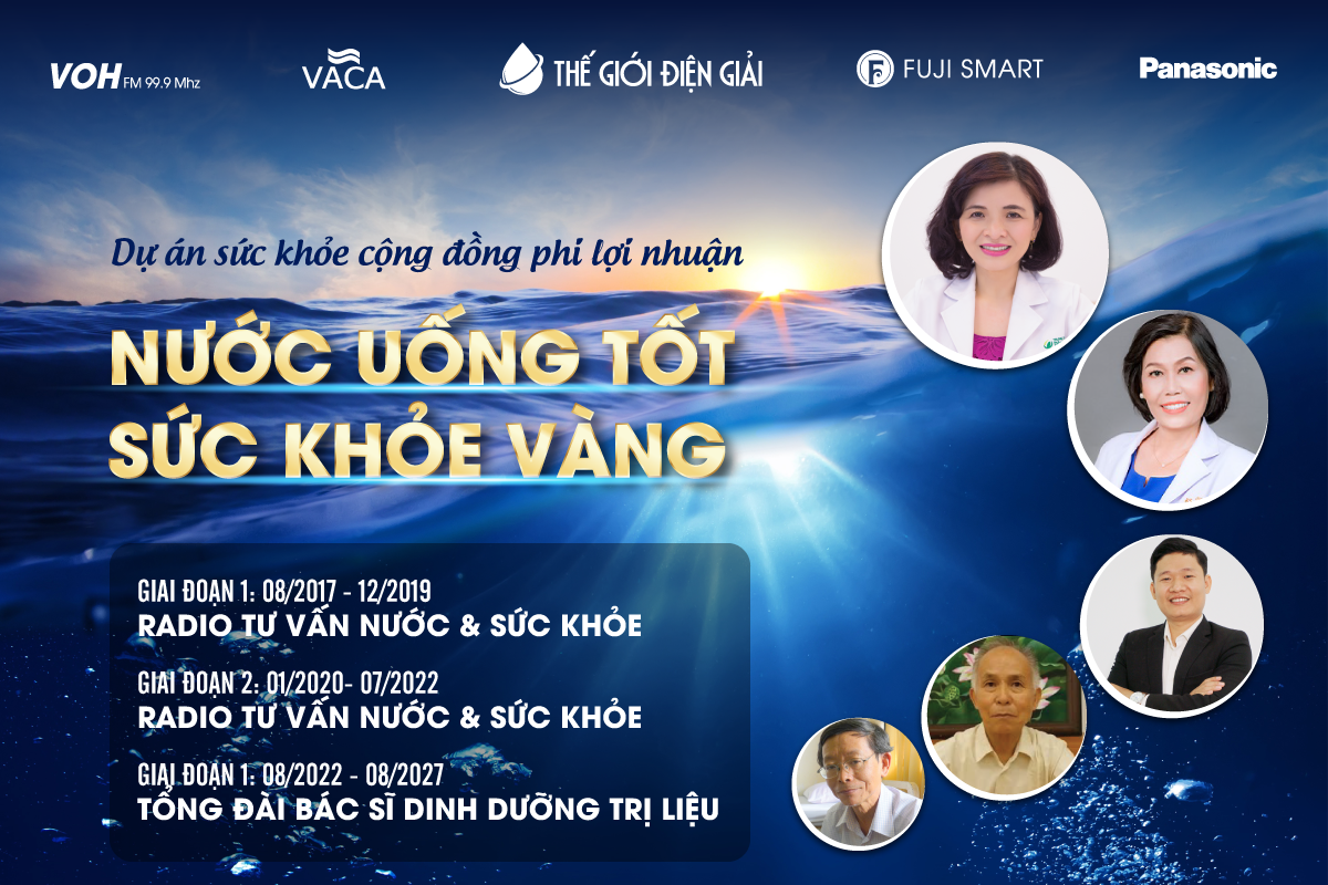 Lịch sử phát triển dự án “Nước uống tốt, sức khỏe vàng”