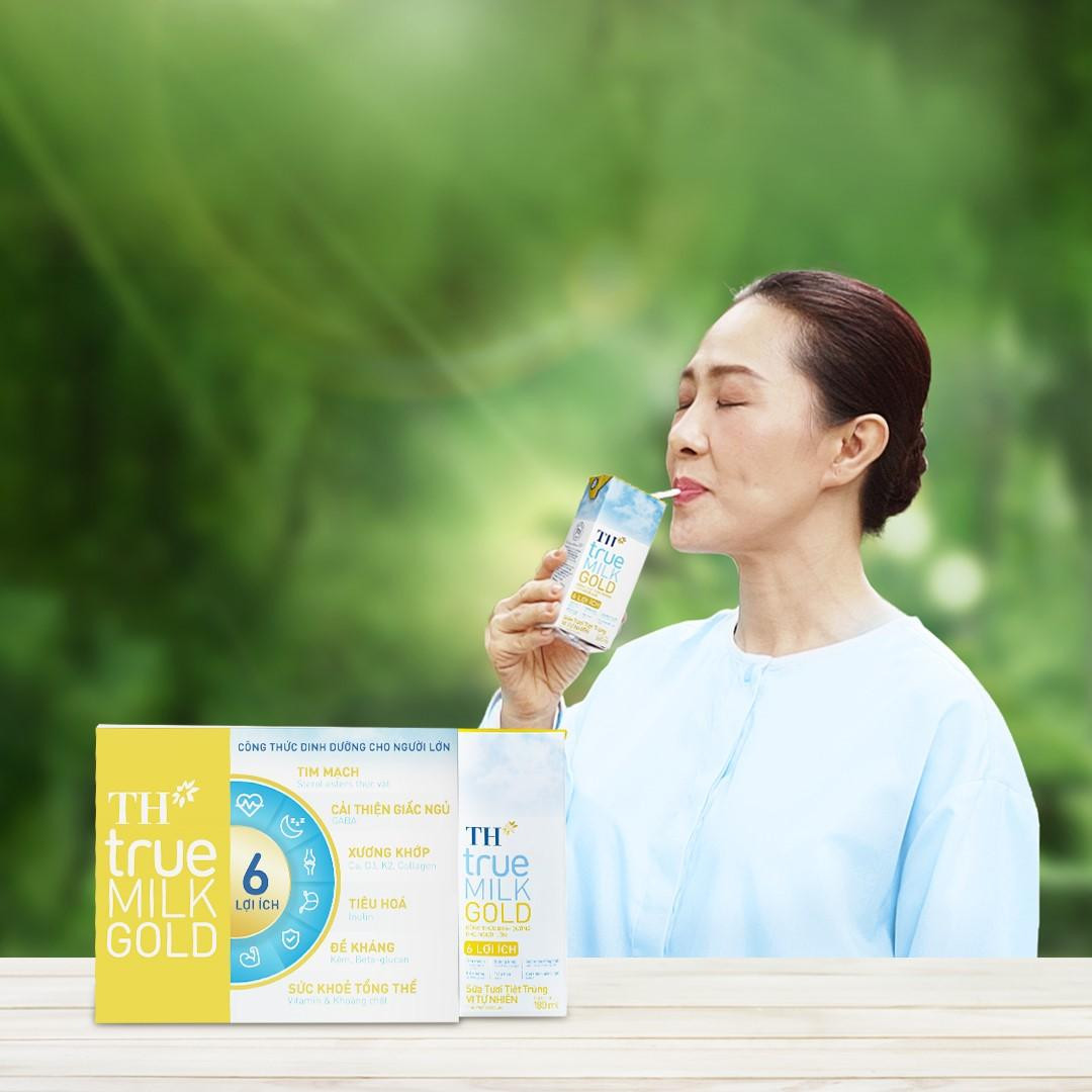 TH true MILK GOLD lựa chọn lý tưởng cho người đang áp dụng chế độ dinh dưỡng kiểm soát đường huyết.