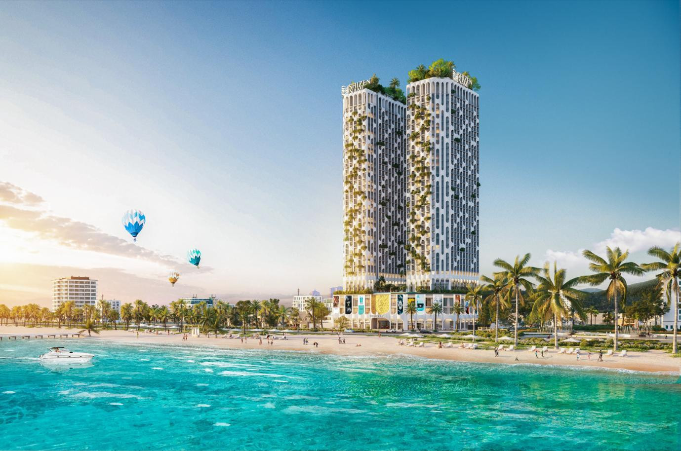 Phối cảnh dự án Shizen Nami nhìn từ vịnh Đà Nẵng