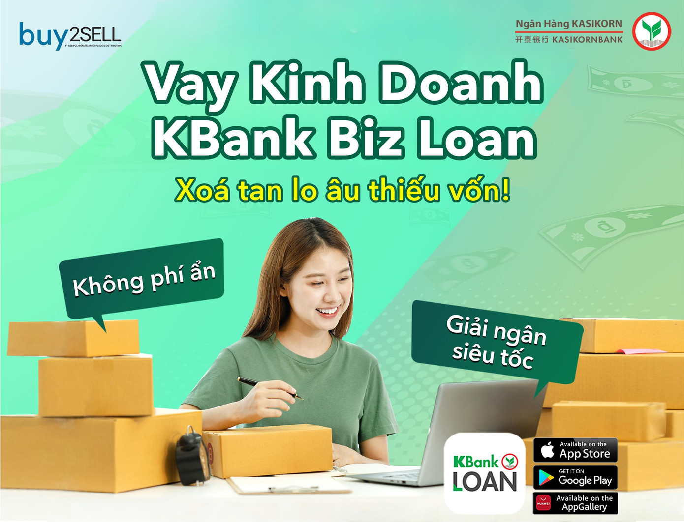 KBank Biz Loan ứng dụng