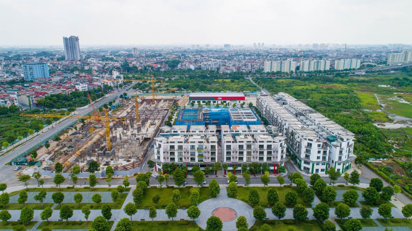 Vị trí xây dựng các tòa chung cư K1 – K2 – K3 (ảnh Khai Sơn City) Vị trí xây dựng các tòa chung cư K1 – K2 – K3 (ảnh Khai Sơn City)