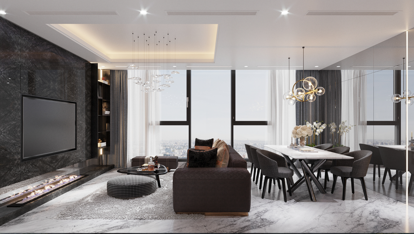 Căn hộ sở hữu 2 - 3 phòng ngủ có thể thiết kế đầy đủ công năng cho gia đình đa thế hệ