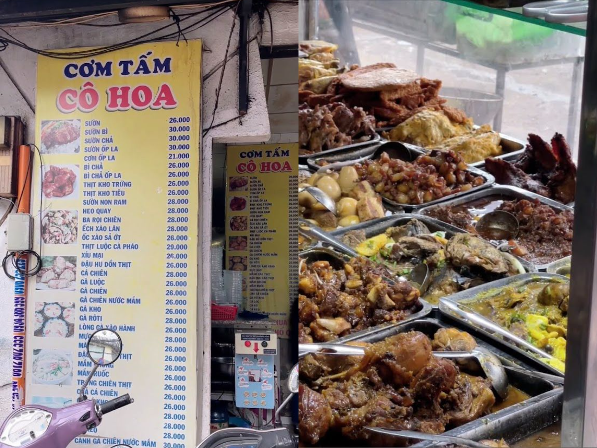 Thực đơn trên 30 món của quán sẵn sàng chiều lòng các thực khách