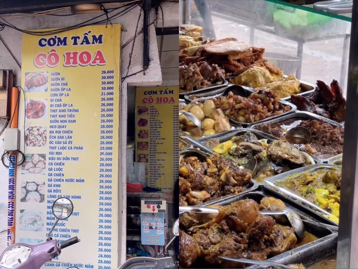 Thực đơn trên 30 món của quán sẵn sàng chiều lòng các thực khách