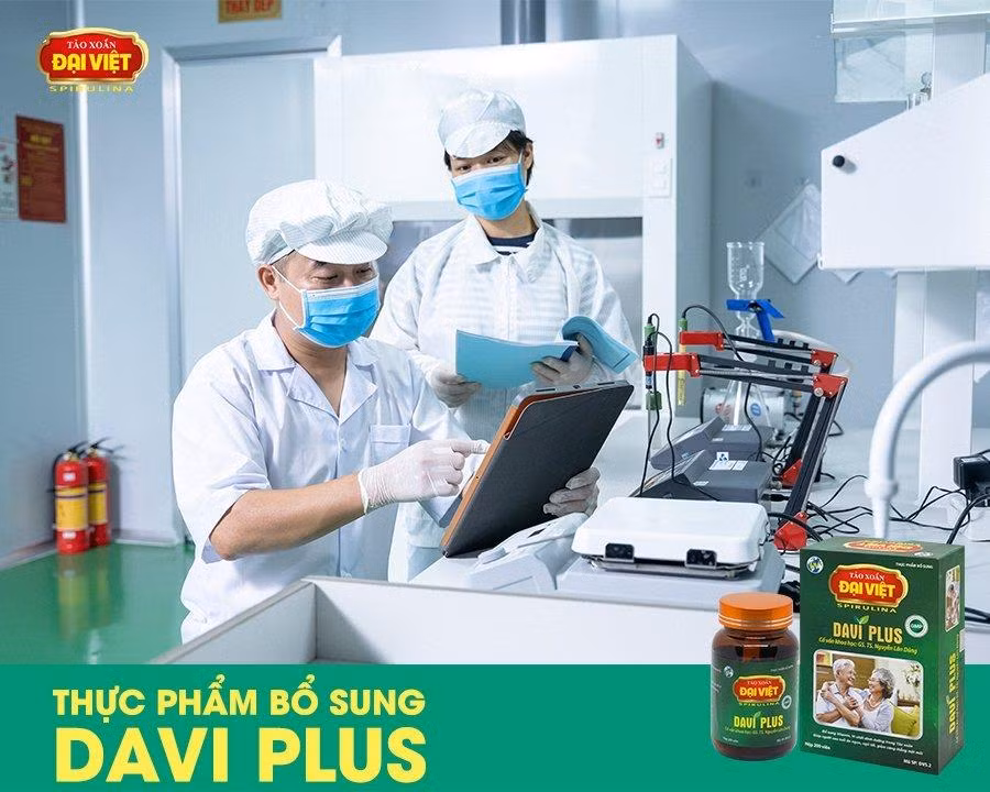Nhà máy chế biến tảo xoắn Đại Việt có chứng nhận đạt chuẩn GMP của Bộ Y tế