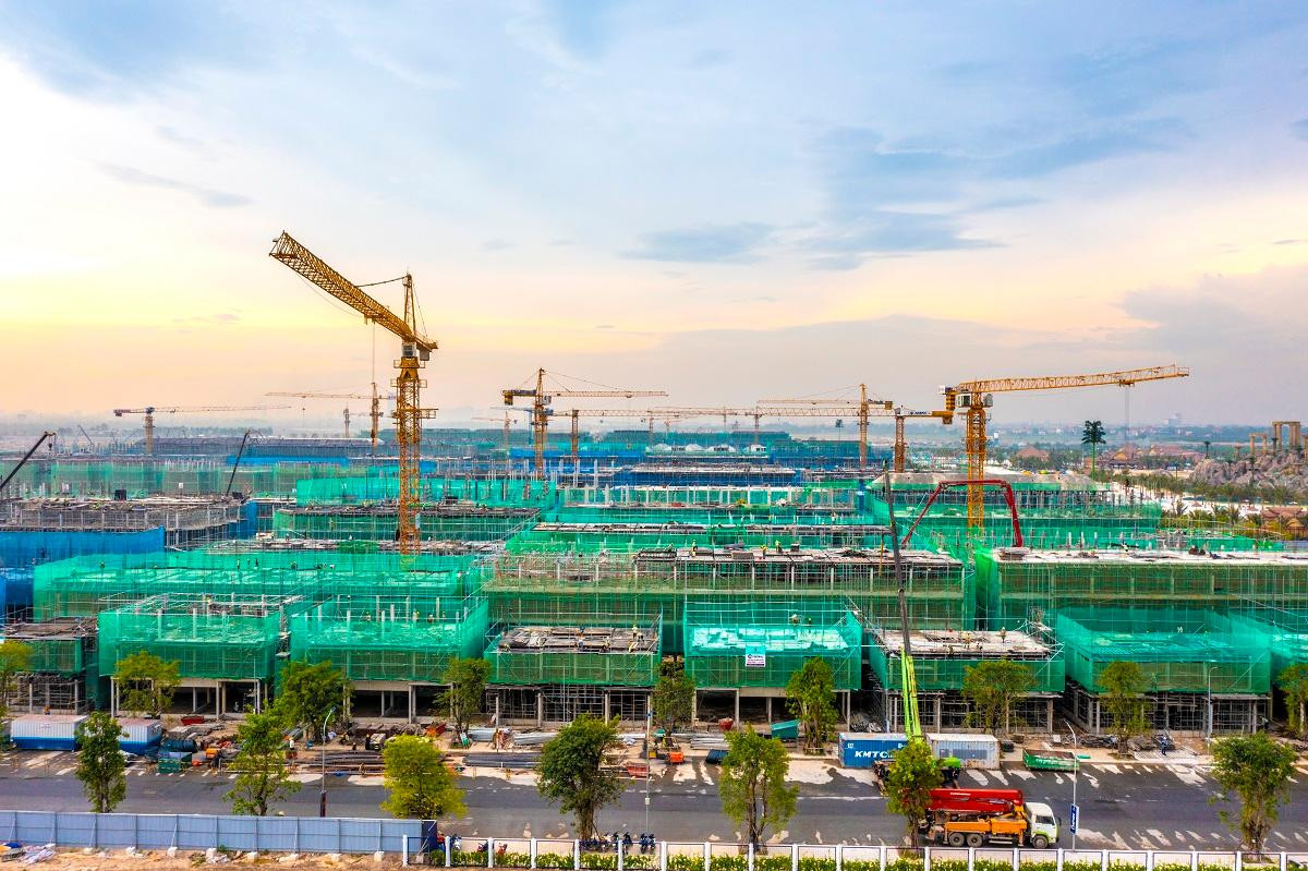 Hình hài khu đô thị đẳng cấp bậc nhất phía Đông Hà Nội Vinhomes Ocean Park 2 – The Empire đang hiện lên ngày càng rõ nét