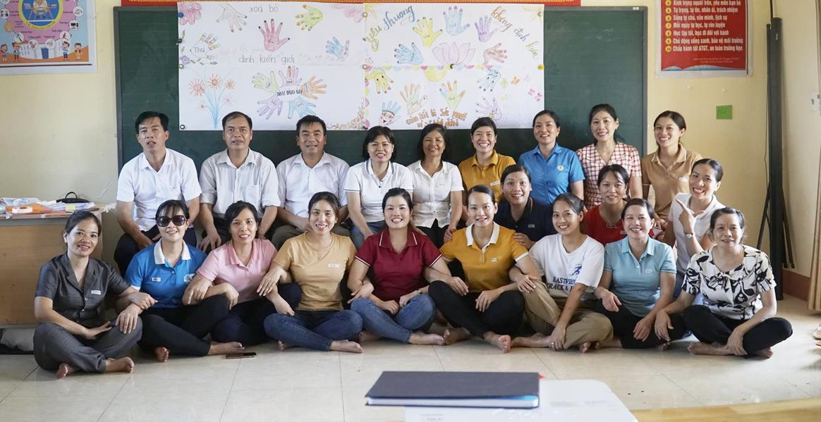 Các thầy, cô cam kết hành động vì bình đẳng giới trong nhà trường