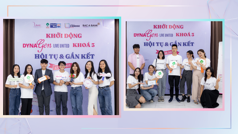 DynaGen Live United khóa III còn khuyến khích các thành viên nâng cao giá trị bản thân và đóng góp cho cộng đồng bằng việc thực hiện “Sáng kiến vì cộng đồng” với sự hỗ trợ tài chính và kỹ thuật từ chương trình. Các thành viên được chia theo 10 nhóm lĩnh vực quan tâm để thực hiện các sáng kiến liên quan. DynaGen Live United khóa III còn khuyến khích các thành viên nâng cao giá trị bản thân và đóng góp cho cộng đồng bằng việc thực hiện “Sáng kiến vì cộng đồng” với sự hỗ trợ tài chính và kỹ thuật từ chương trình. Các thành viên được chia theo 10 nhóm lĩnh vực quan tâm để thực hiện các sáng kiến liên quan.