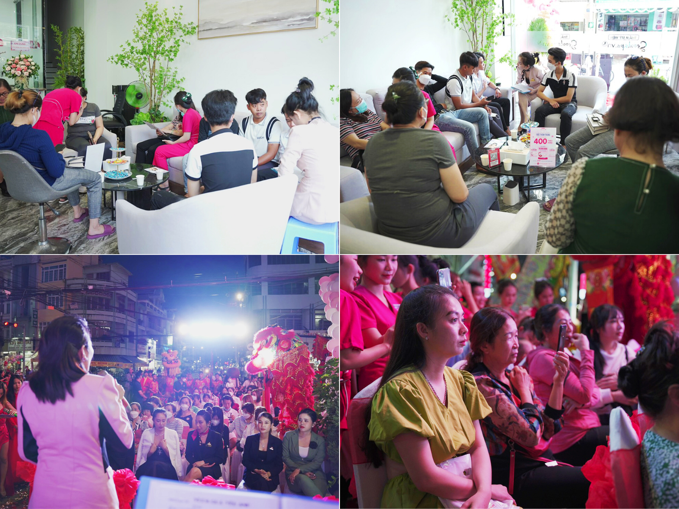 Hàng trăm khách hàng đến tham dự lễ khai trương Thẩm mỹ viện SeoulSpa.Vn Long Xuyên