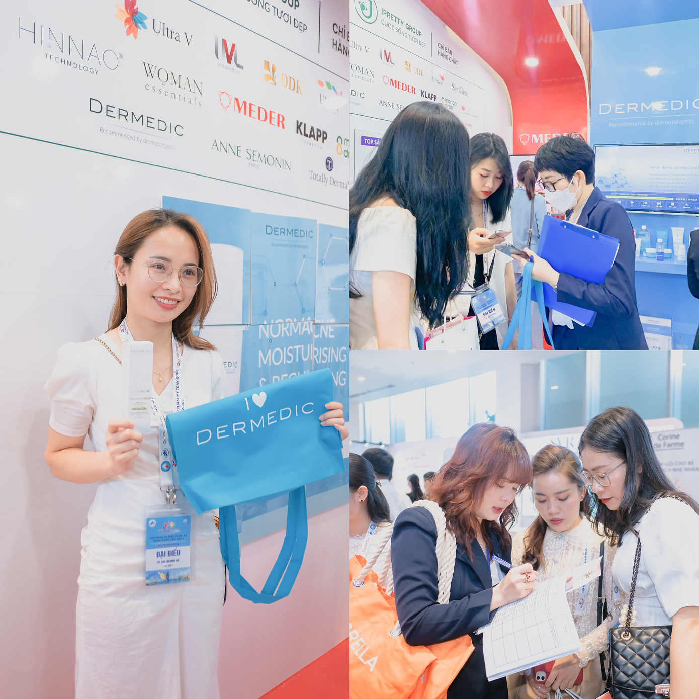 Quý khách hàng tham quan gian hàng và tìm hiểu sản phẩm