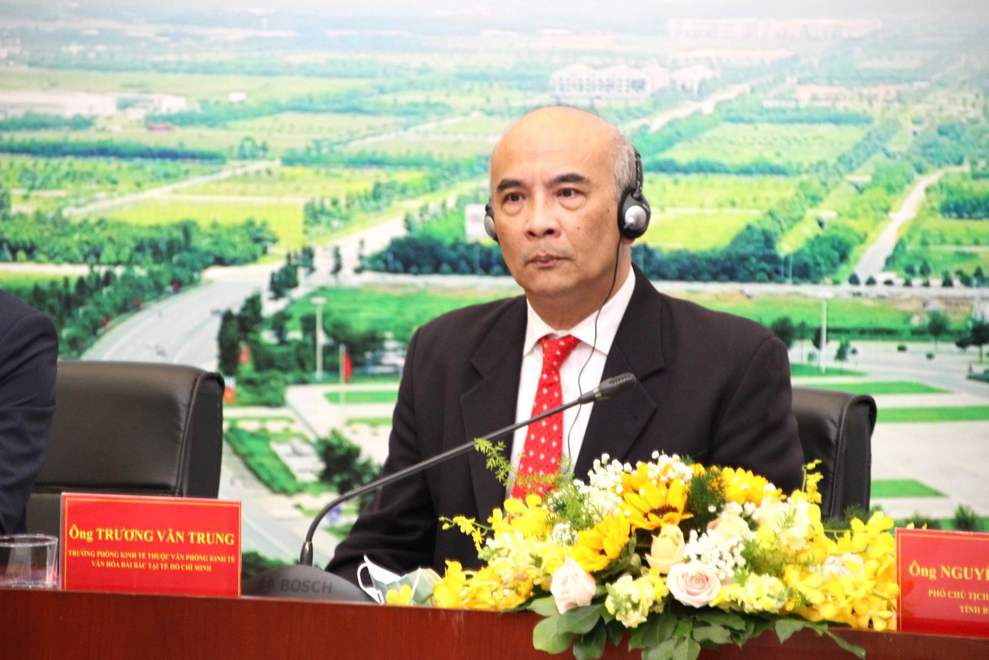 Ông Trương Văn Trung – Trưởng phòng kinh tế thuộc Văn phòng kinh tế văn hóa Đài Bắc tại TP. HCM