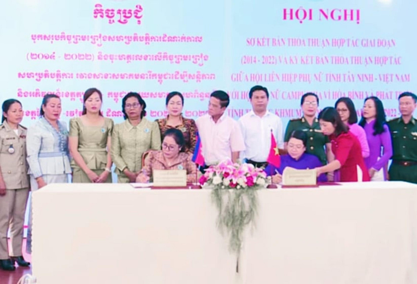 Ký kết thỏa thuận giữa Hội LHPN Tây Ninh và các tỉnh Campuchia
